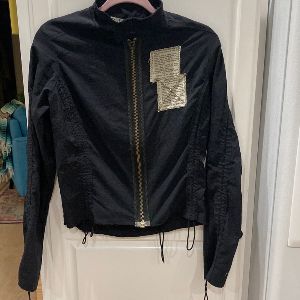 Riley zip up jacket black trooper fatigues graphic medium